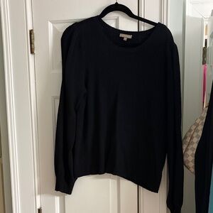 Lilla P Black Crewneck Sweater